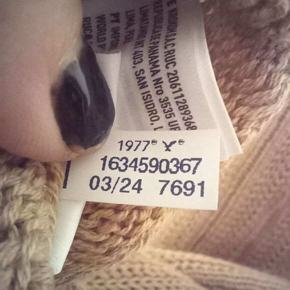 American Eagle Crochet V Neck Swing Dress-Small-Lace Up Back-Sweater Knit-NEW - Picture 10 of 10